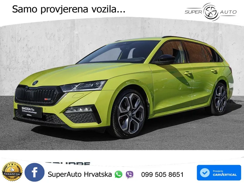 Škoda Octavia Combi RS 2.0 TDI (200 KS) DSG LED+GR SJED+ACC