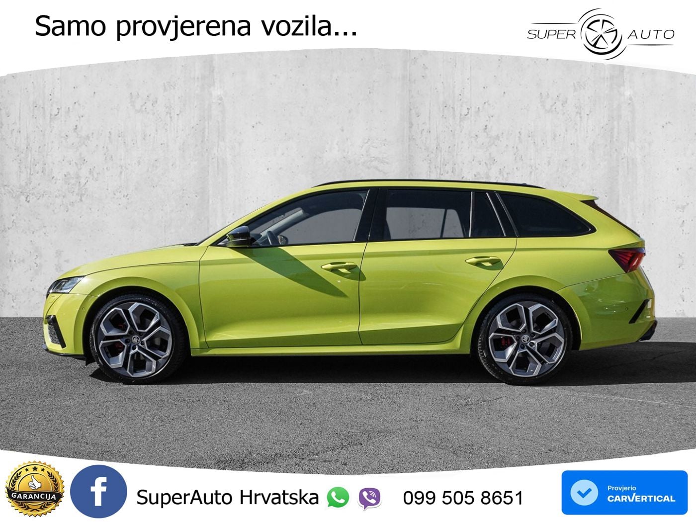 Škoda Octavia Combi RS 2.0 TDI (200 KS) DSG LED+GR SJED+ACC