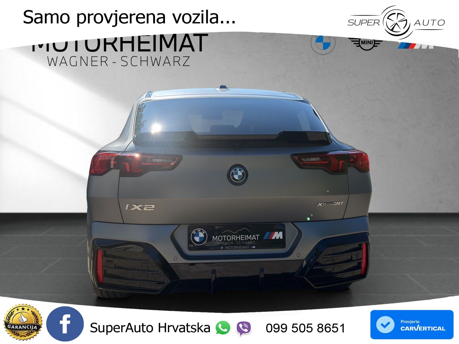 BMW iX2 66.5 kWh (313 KS) xDrive30
