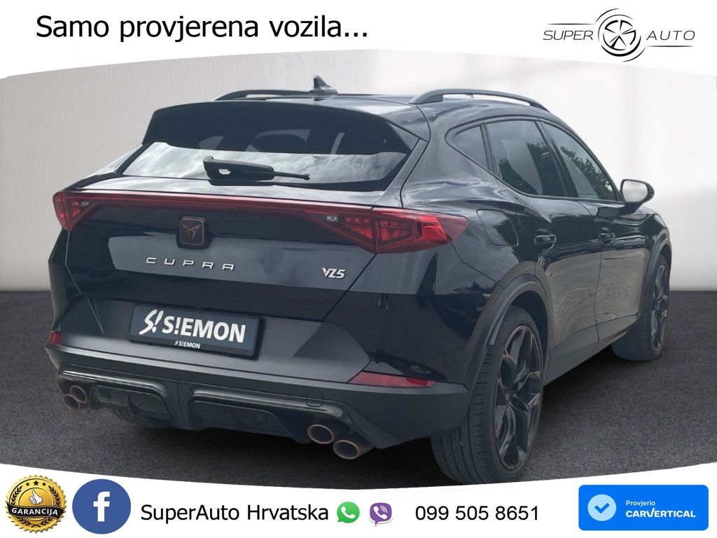Cupra Formentor VZ5 2.5 TSI (390 KS) 4Drive DSG LED+GR SJED+ACC