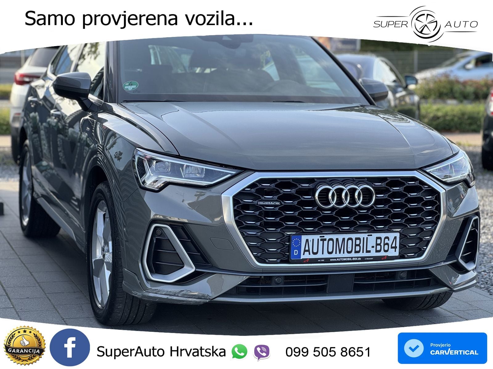 Audi Q3 Sportback 40 TDI (190 Hp) quattro S tronic LED+GR SJED+ACC