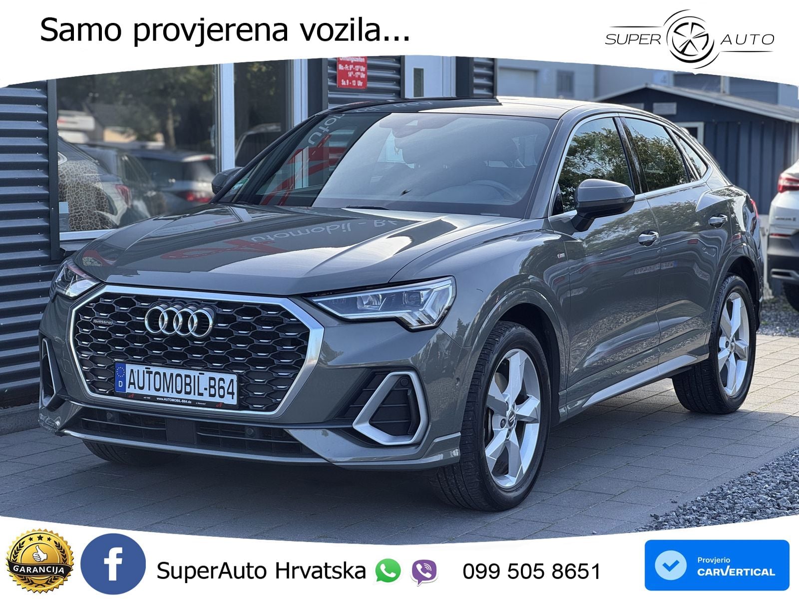 Audi Q3 Sportback 40 TDI (190 Hp) quattro S tronic LED+GR SJED+ACC