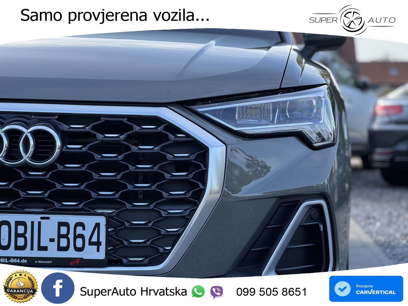 Audi Q3 Sportback 40 TDI (190 Hp) quattro S tronic LED+GR SJED+ACC