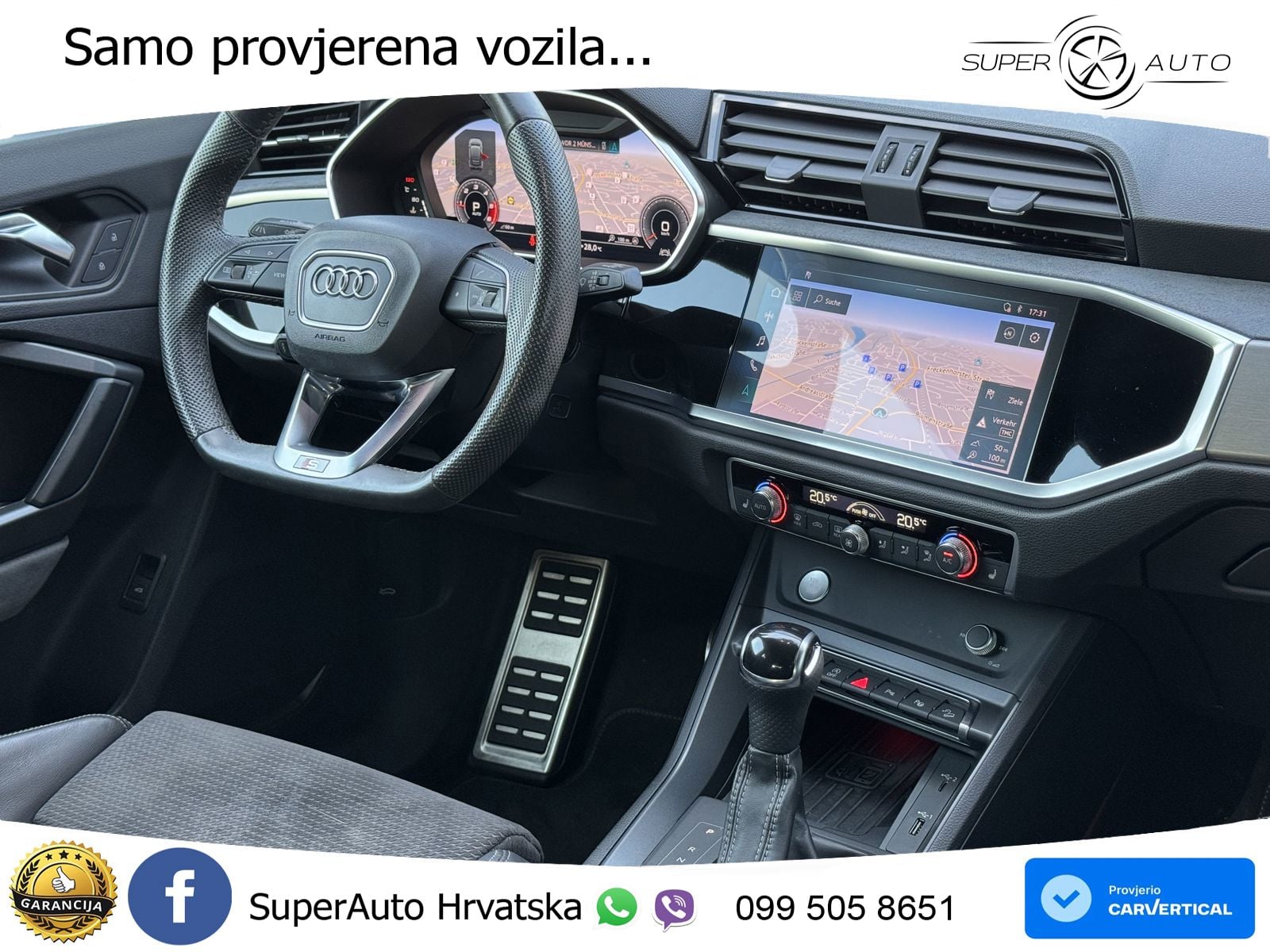 Audi Q3 Sportback 40 TDI (190 Hp) quattro S tronic LED+GR SJED+ACC