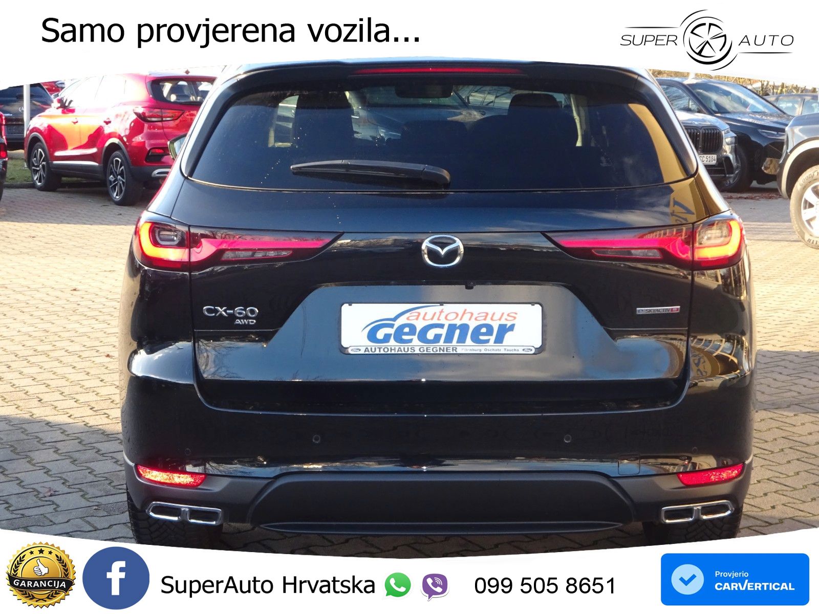 Mazda CX-60 3.3 e-Skyactiv D (254 KS) AWD Automatic LED+GR SJED+ACC