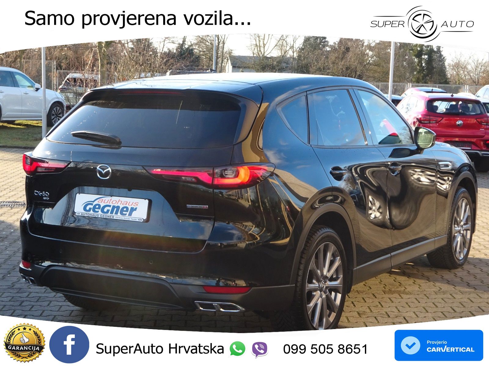 Mazda CX-60 3.3 e-Skyactiv D (254 KS) AWD Automatic LED+GR SJED+ACC