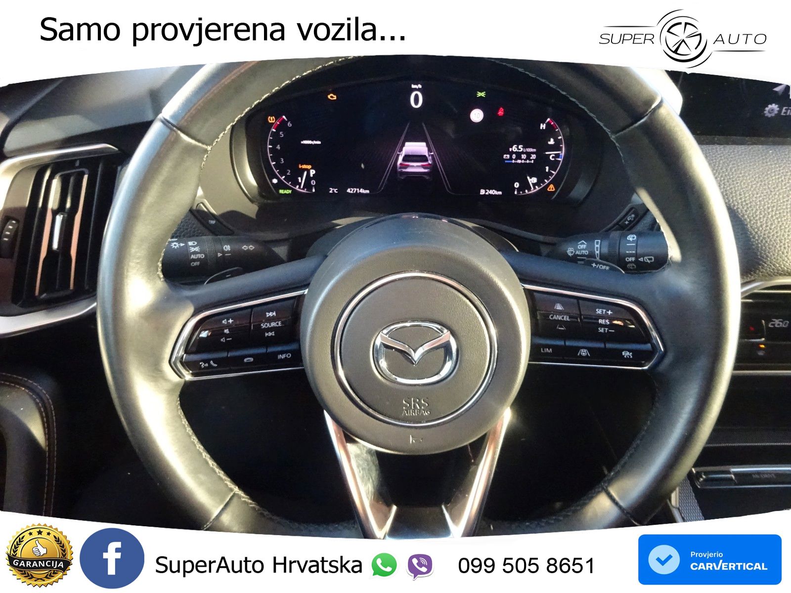 Mazda CX-60 3.3 e-Skyactiv D (254 KS) AWD Automatic LED+GR SJED+ACC