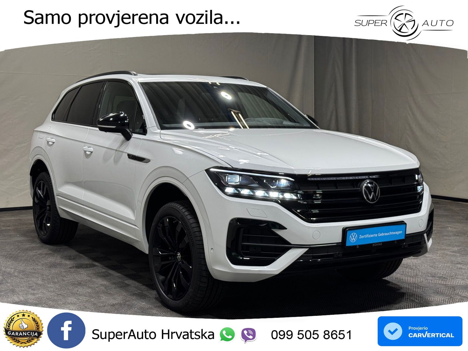 Volkswagen Touareg 3.0 V6 TDI (286 KS) 4MOTION Tiptronic R-Line ZRAČNI+ACC+GR SJED+KAM+PANO