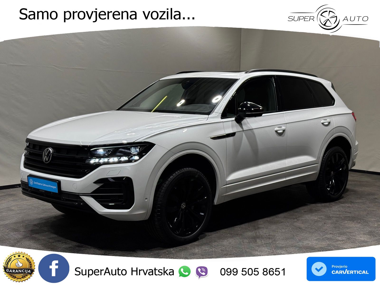 Volkswagen Touareg 3.0 V6 TDI (286 KS) 4MOTION Tiptronic R-Line ZRAČNI+ACC+GR SJED+KAM+PANO