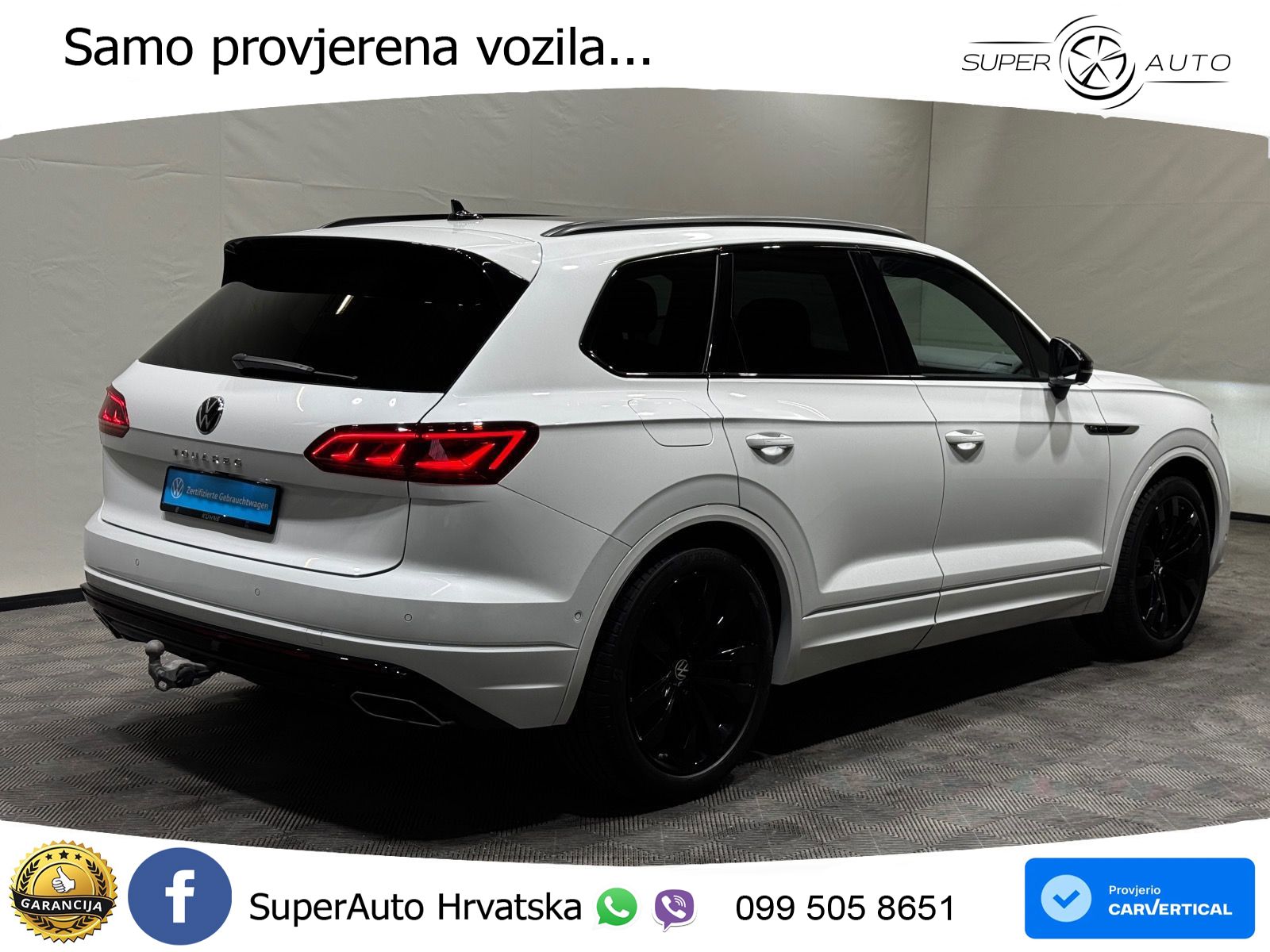 Volkswagen Touareg 3.0 V6 TDI (286 KS) 4MOTION Tiptronic R-Line ZRAČNI+ACC+GR SJED+KAM+PANO