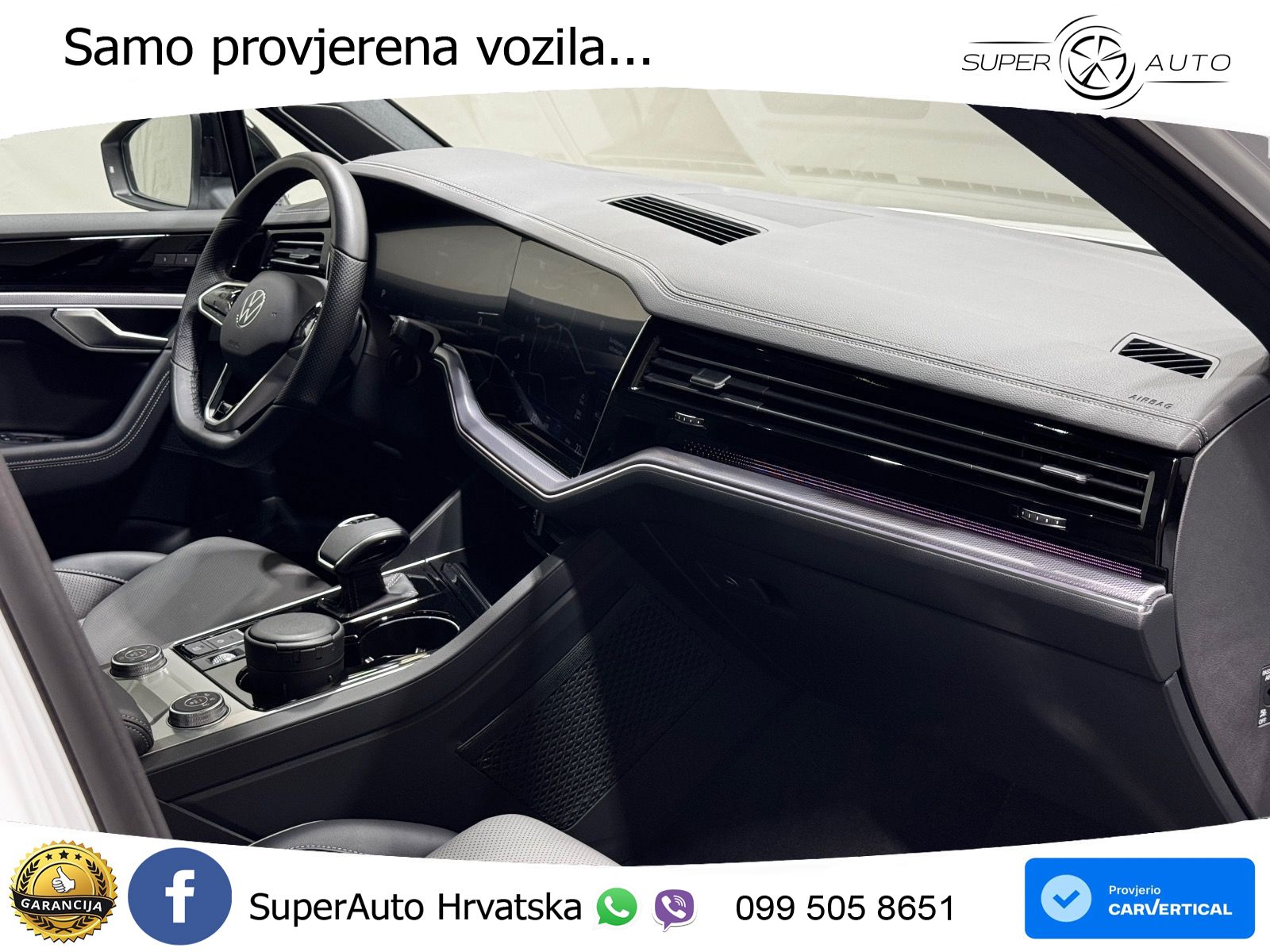Volkswagen Touareg 3.0 V6 TDI (286 KS) 4MOTION Tiptronic R-Line ZRAČNI+ACC+GR SJED+KAM+PANO