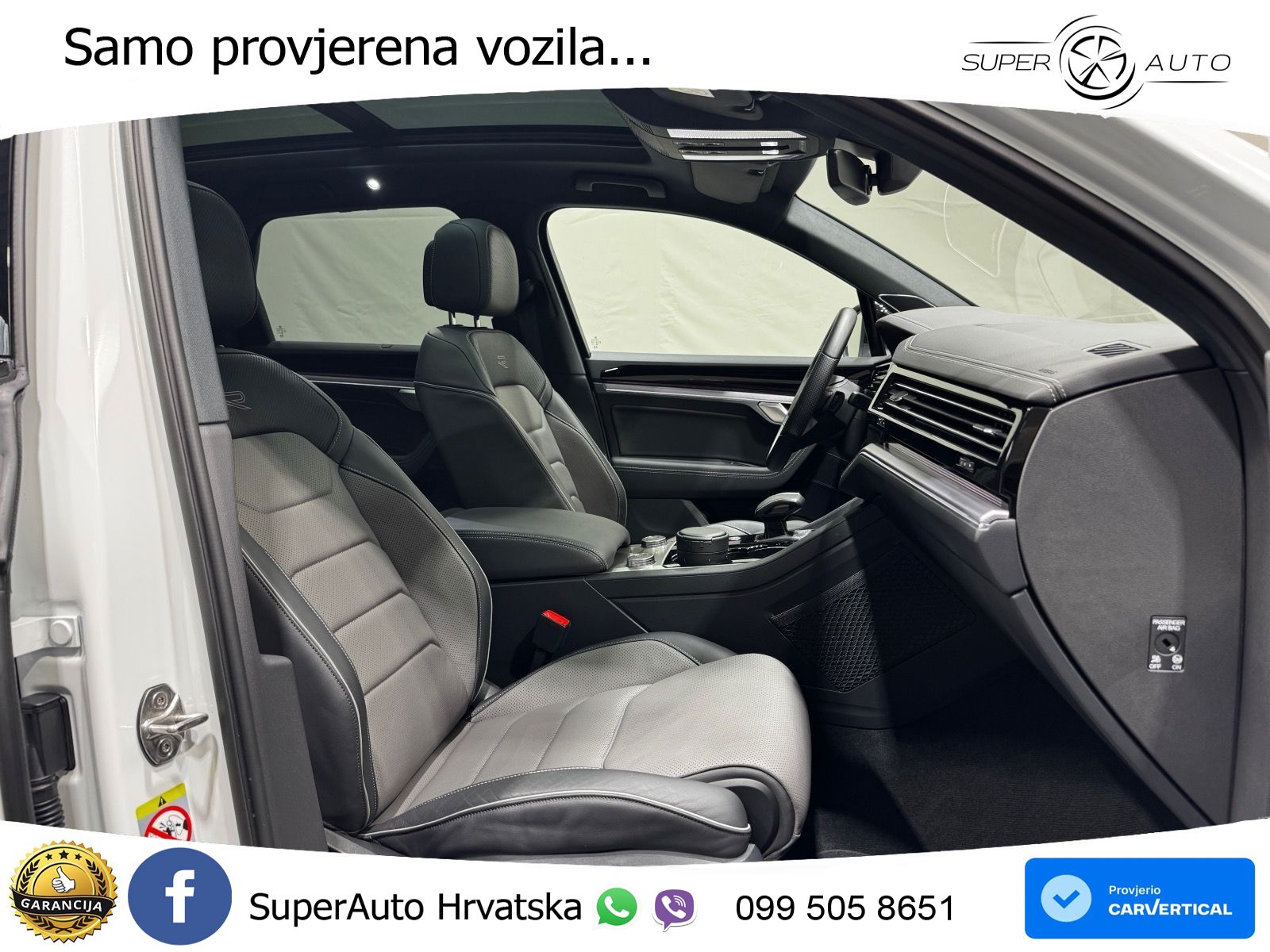 Volkswagen Touareg 3.0 V6 TDI (286 KS) 4MOTION Tiptronic R-Line ZRAČNI+ACC+GR SJED+KAM+PANO