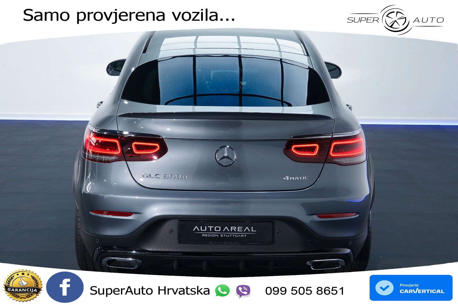 Mercedes GLC Coupe 300d (245 KS) 4MATIC G-TRONIC AMG LED+GR SJED+ACC