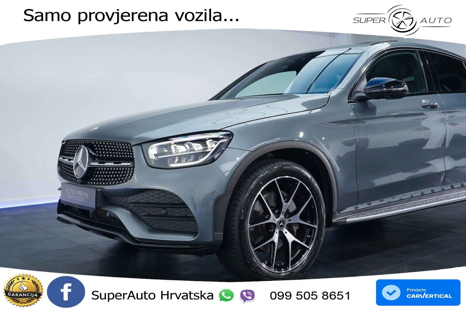 Mercedes GLC Coupe 300d (245 KS) 4MATIC G-TRONIC AMG LED+GR SJED+ACC