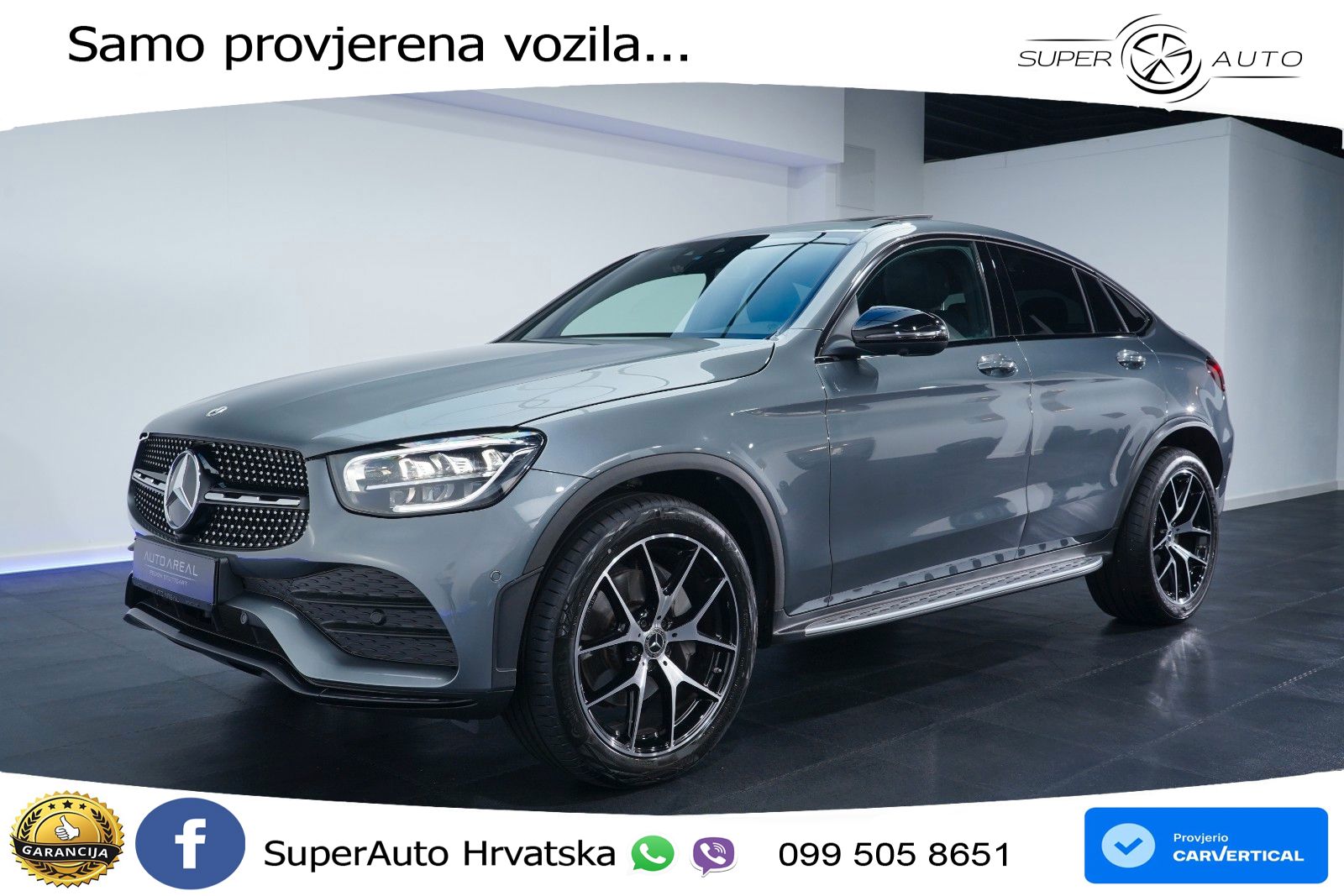 Mercedes GLC Coupe 300d (245 KS) 4MATIC G-TRONIC AMG LED+GR SJED+ACC
