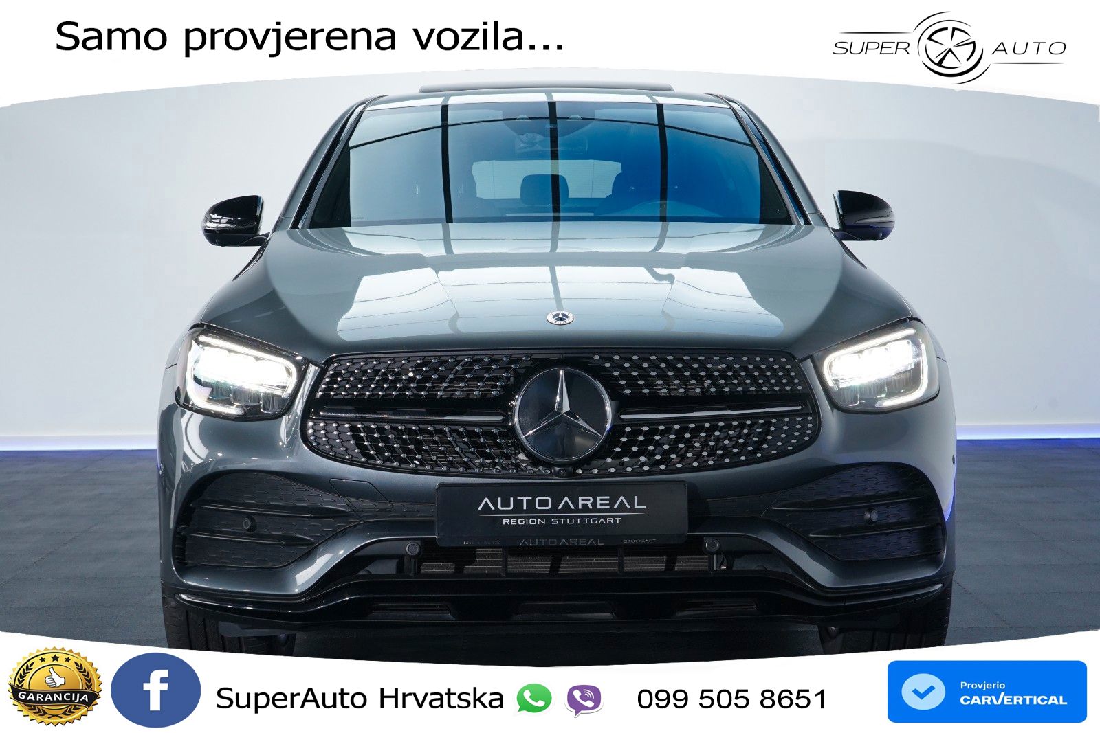 Mercedes GLC Coupe 300d (245 KS) 4MATIC G-TRONIC AMG LED+GR SJED+ACC