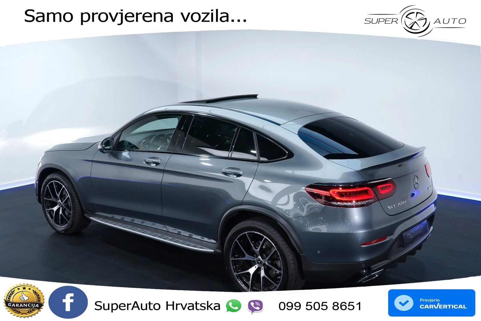 Mercedes GLC Coupe 300d (245 KS) 4MATIC G-TRONIC AMG LED+GR SJED+ACC