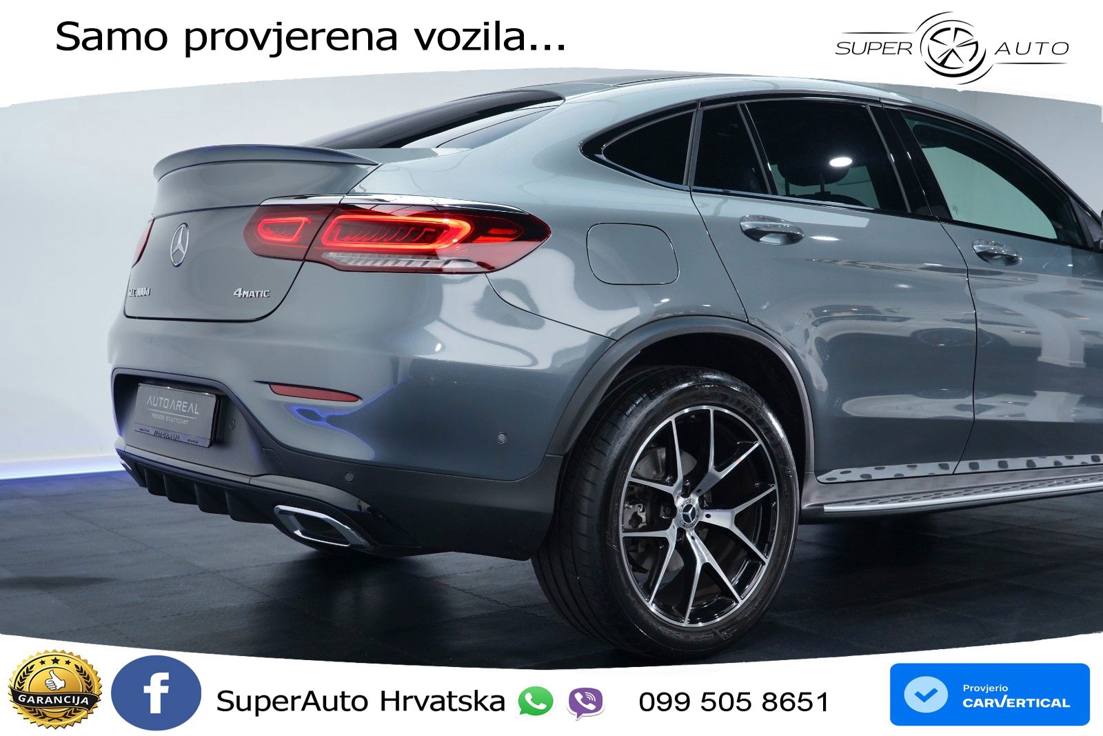 Mercedes GLC Coupe 300d (245 KS) 4MATIC G-TRONIC AMG LED+GR SJED+ACC
