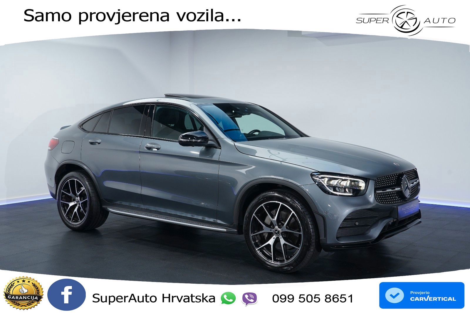 Mercedes GLC Coupe 300d (245 KS) 4MATIC G-TRONIC AMG LED+GR SJED+ACC