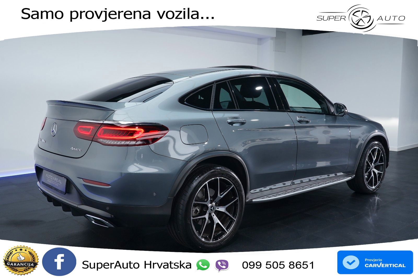 Mercedes GLC Coupe 300d (245 KS) 4MATIC G-TRONIC AMG LED+GR SJED+ACC