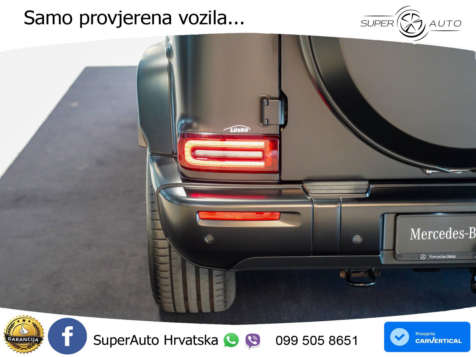Mercedes G 450d Long (367 KS) 4MATIC 9G-TRONIC AMG LED+ACC