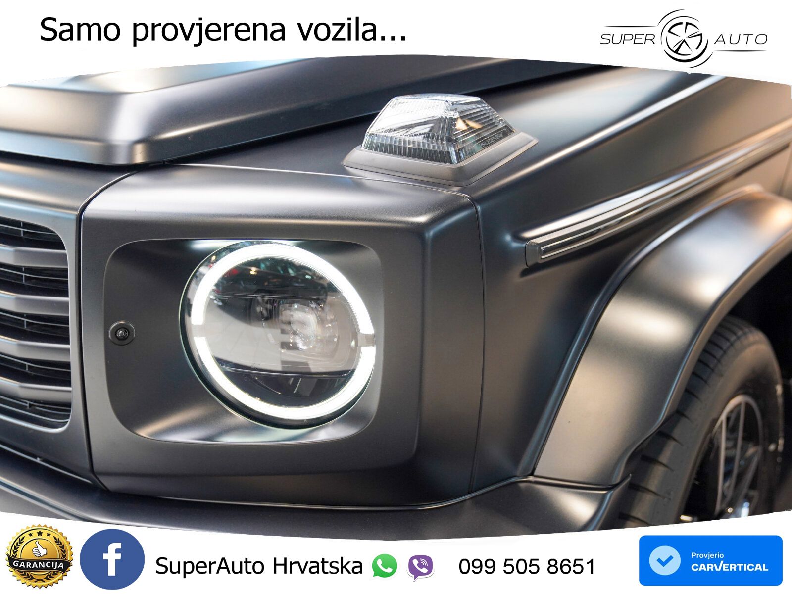 Mercedes G 450d Long (367 KS) 4MATIC 9G-TRONIC AMG LED+ACC