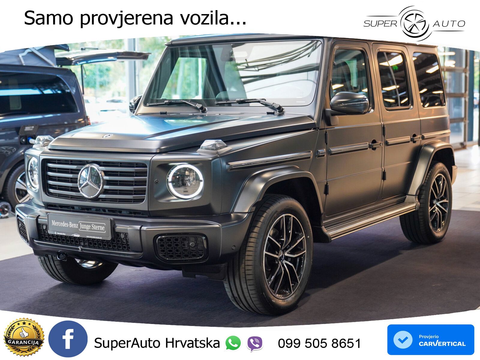 Mercedes G 450d Long (367 KS) 4MATIC 9G-TRONIC AMG LED+ACC