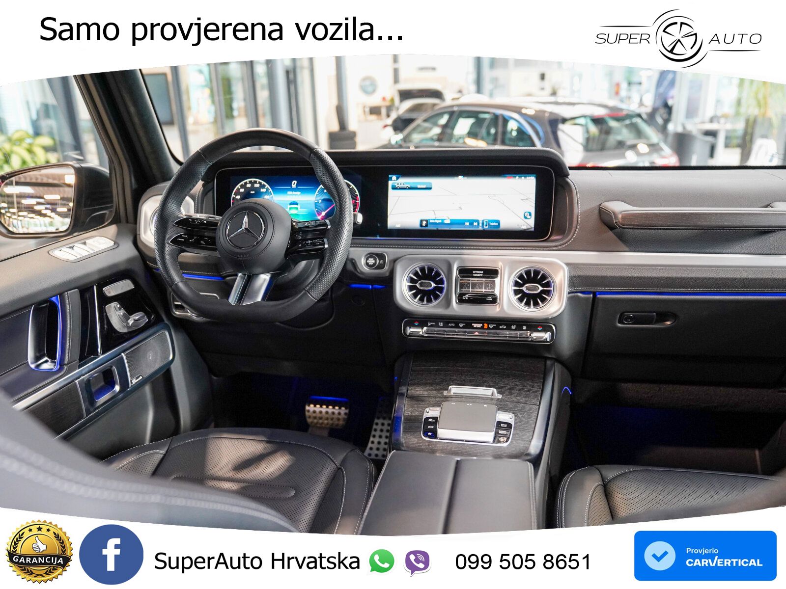 Mercedes G 450d Long (367 KS) 4MATIC 9G-TRONIC AMG LED+ACC