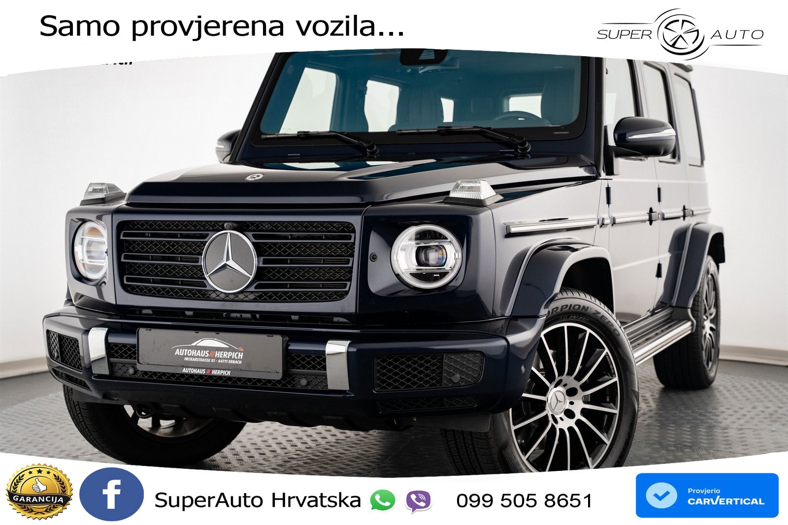 Mercedes G 500 Long V8 (422 KS) 4MATIC 9G-TRONIC Manufaktur LED+GR SJED+ACC