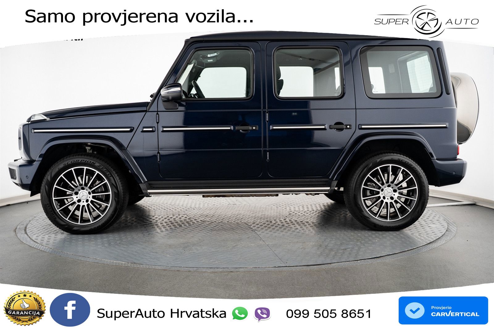 Mercedes G 500 Long V8 (422 KS) 4MATIC 9G-TRONIC Manufaktur LED+GR SJED+ACC