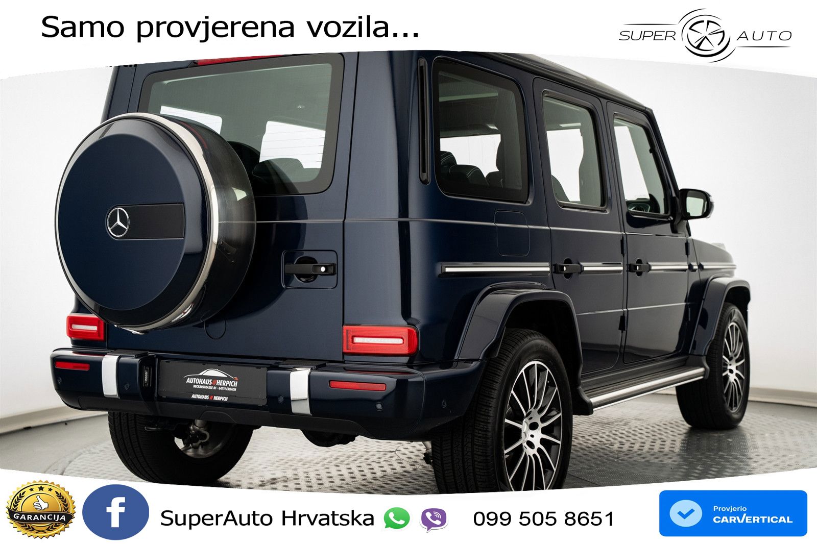 Mercedes G 500 Long V8 (422 KS) 4MATIC 9G-TRONIC Manufaktur LED+GR SJED+ACC