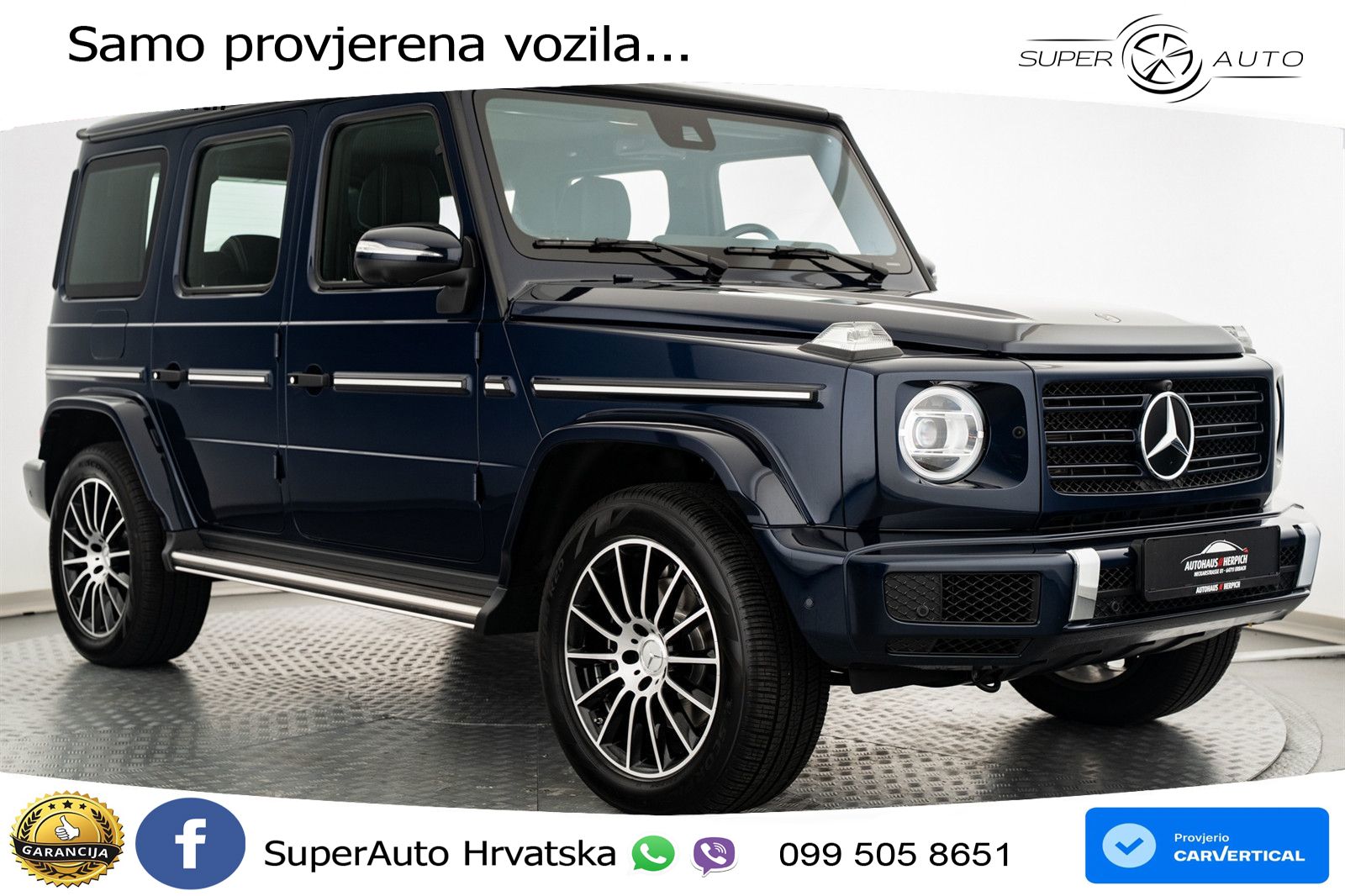 Mercedes G 500 Long V8 (422 KS) 4MATIC 9G-TRONIC Manufaktur LED+GR SJED+ACC