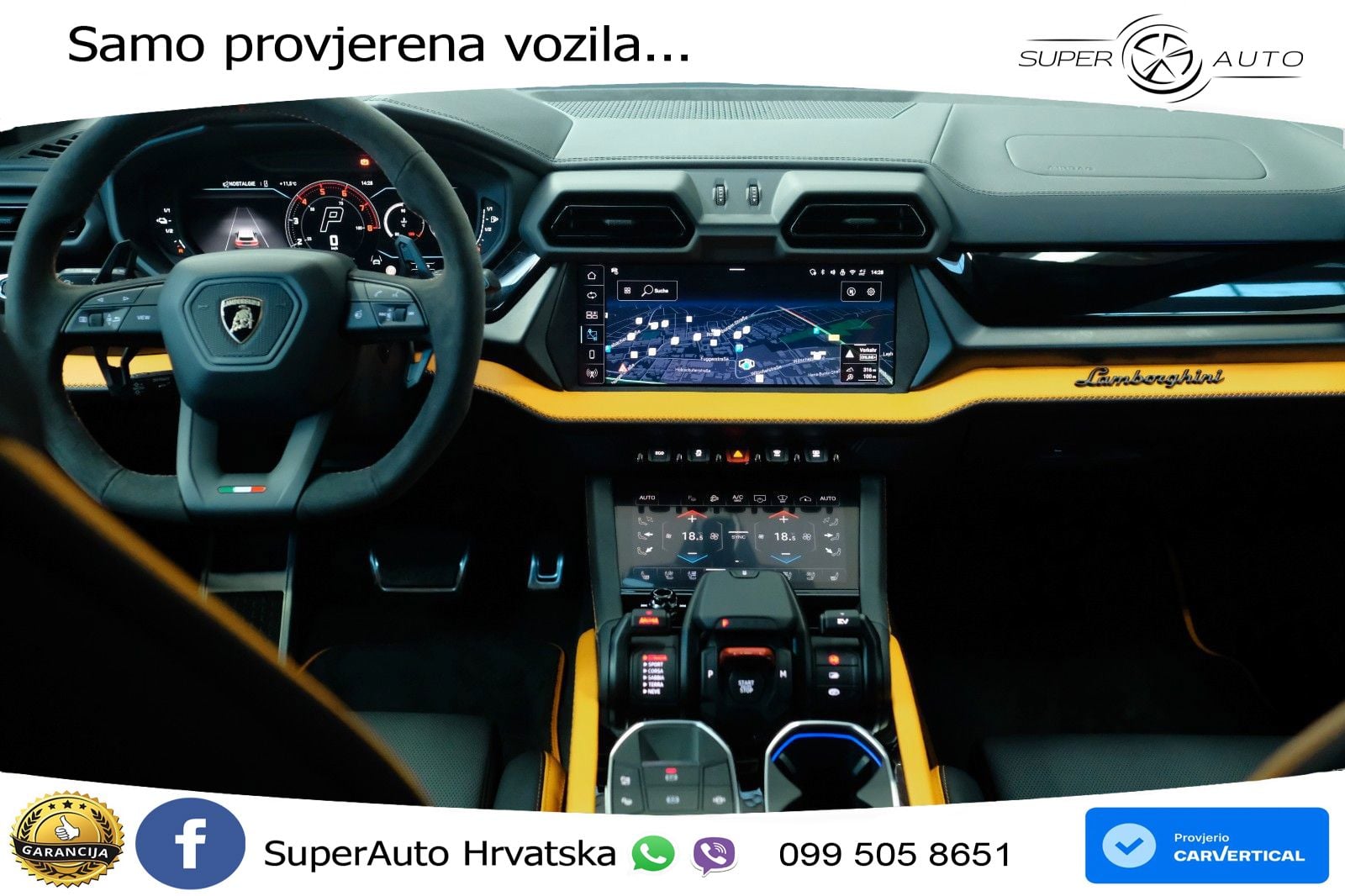 Lamborghini Urus SE 4.0 V8 (800 KS) 4WD Automatic LED+GR SJED+ACC