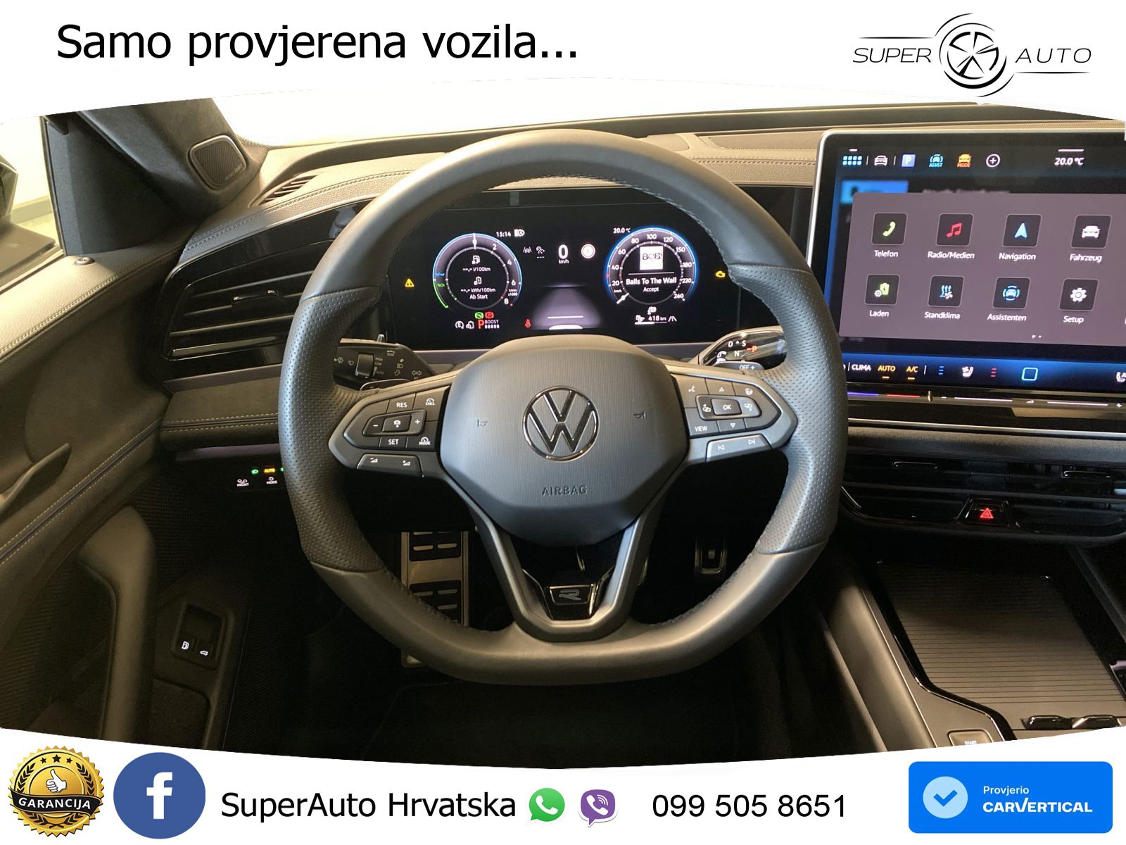 Volkswagen Passat Variant 1.5 TSI (204 KS) eHybrid DSG R-Line LED+GR SJED+ACC