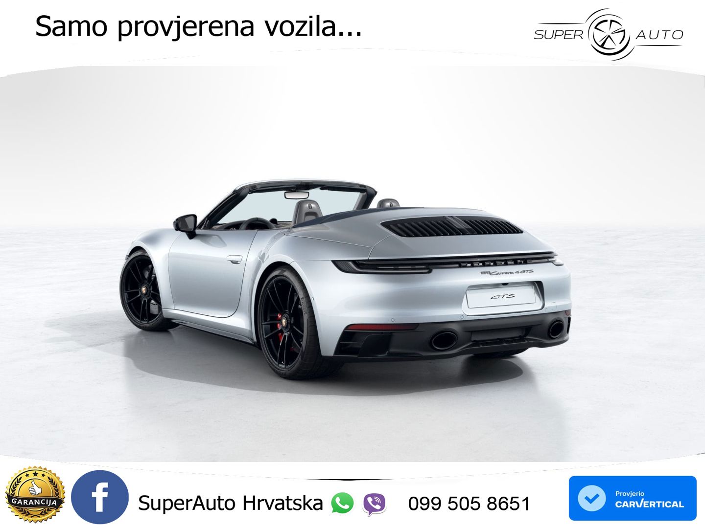 Porsche 911 Carrera 4 GTS Cabriolet 3.0 (480 KS) PDK