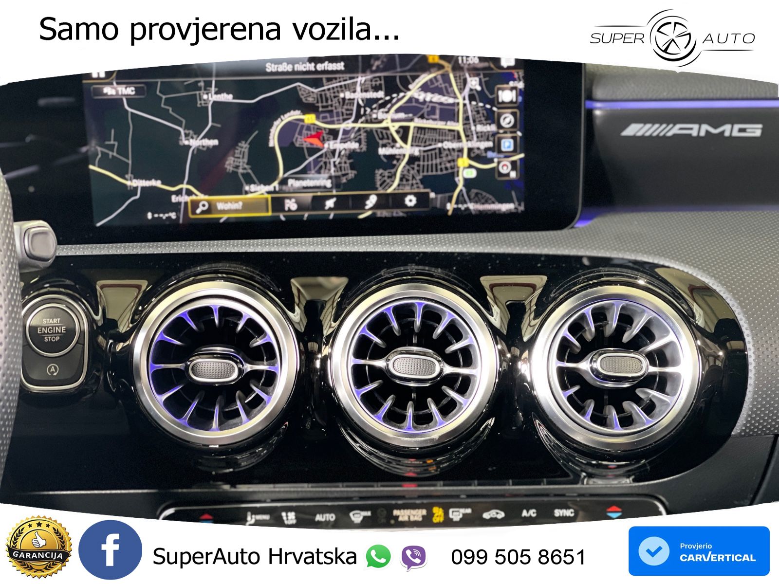 Mercedes-Benz AMG A 45 S 4MATIC+ AMG SPEEDSHIFT DCT 8G LED+GR SJED+ACC