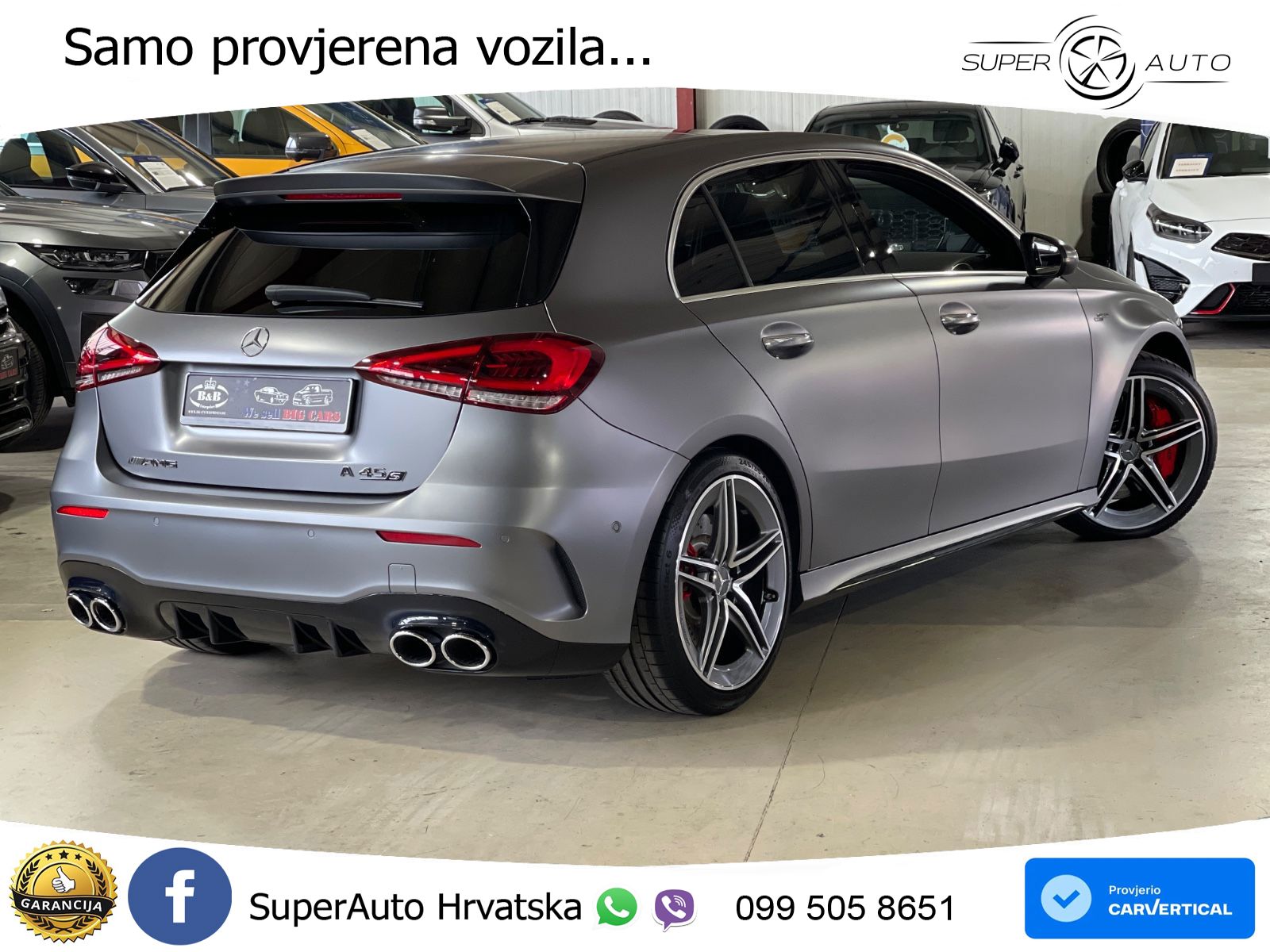Mercedes-Benz AMG A 45 S 4MATIC+ AMG SPEEDSHIFT DCT 8G LED+GR SJED+ACC