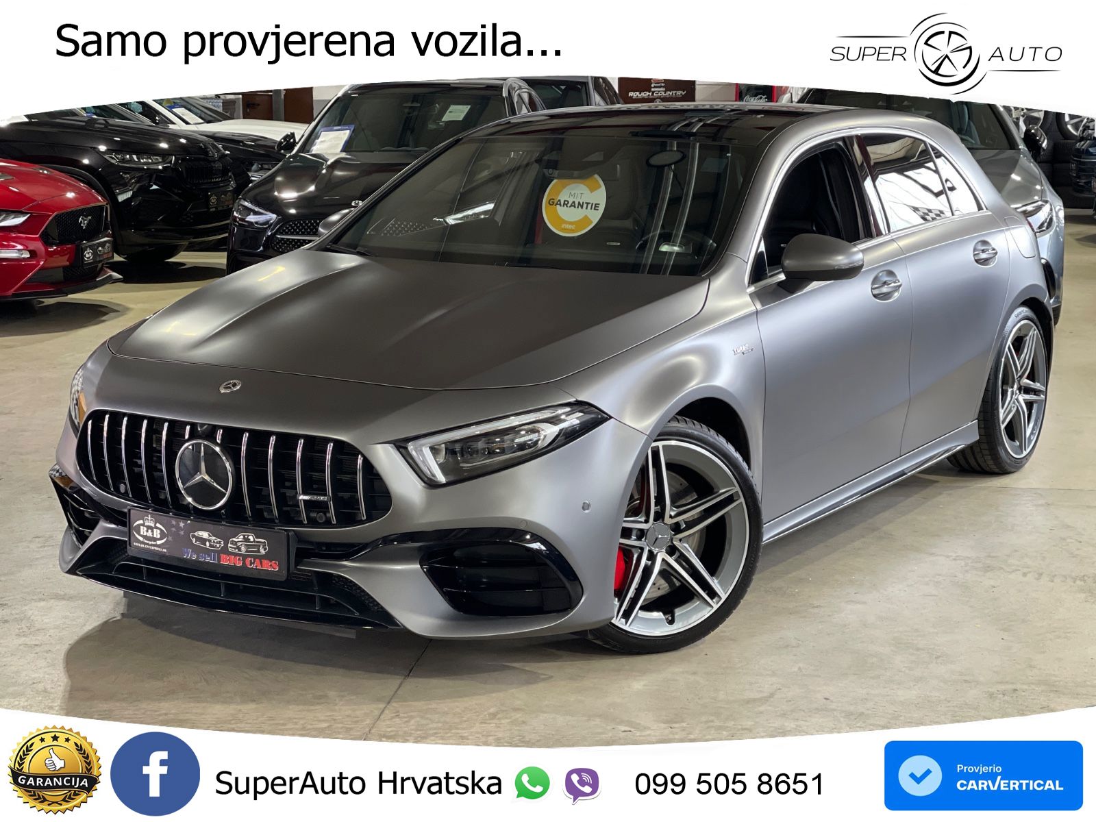Mercedes-Benz AMG A 45 S 4MATIC+ AMG SPEEDSHIFT DCT 8G LED+GR SJED+ACC