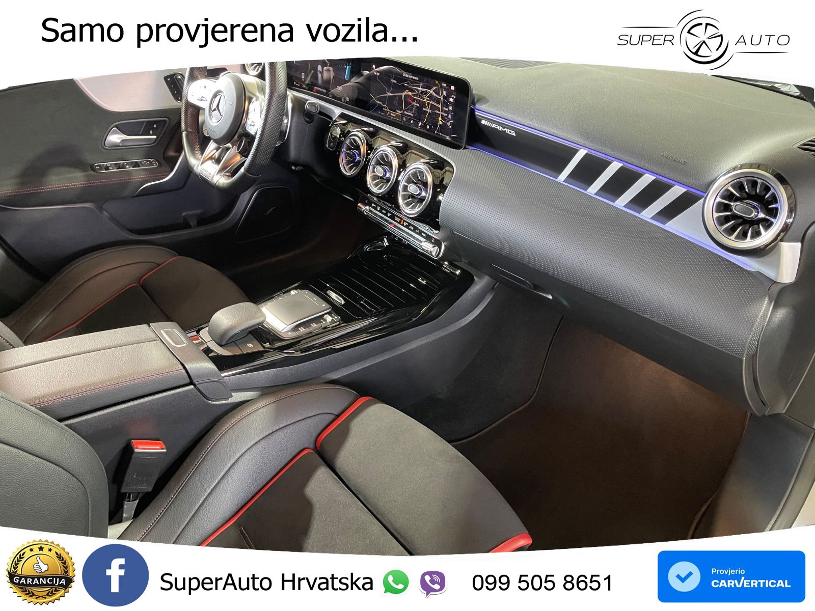 Mercedes-Benz AMG A 45 S 4MATIC+ AMG SPEEDSHIFT DCT 8G LED+GR SJED+ACC