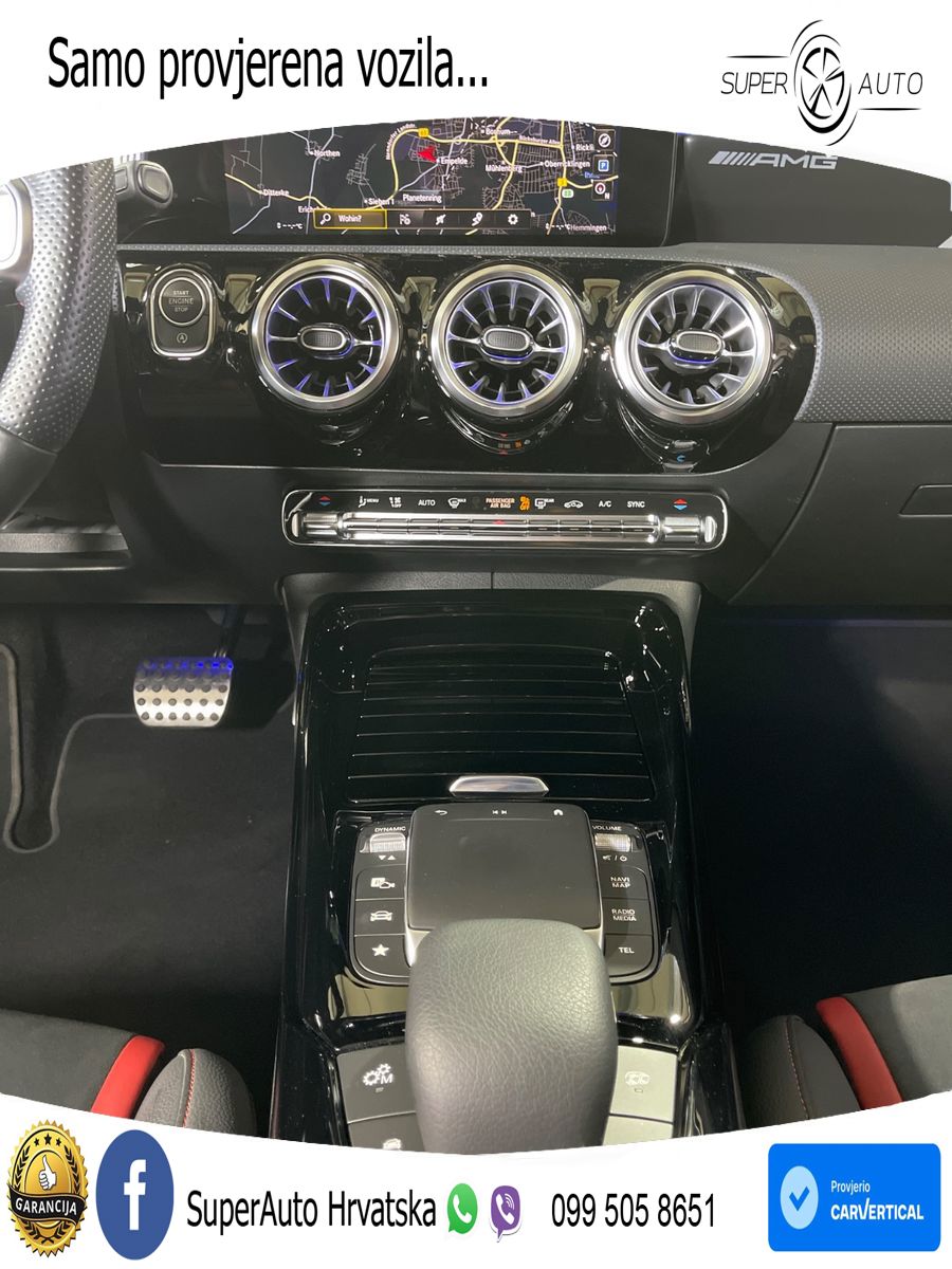 Mercedes-Benz AMG A 45 S 4MATIC+ AMG SPEEDSHIFT DCT 8G LED+GR SJED+ACC
