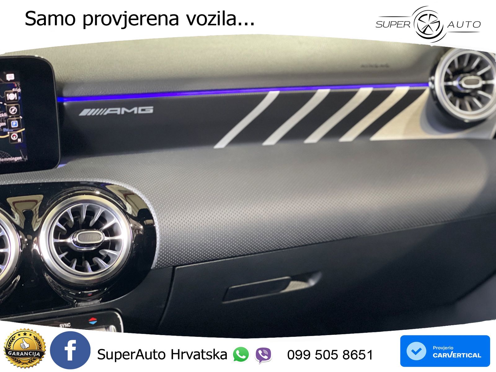 Mercedes-Benz AMG A 45 S 4MATIC+ AMG SPEEDSHIFT DCT 8G LED+GR SJED+ACC