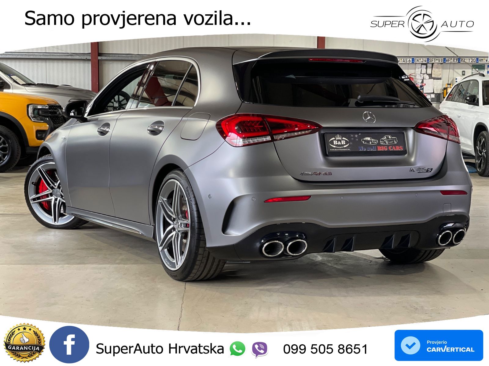 Mercedes-Benz AMG A 45 S 4MATIC+ AMG SPEEDSHIFT DCT 8G LED+GR SJED+ACC