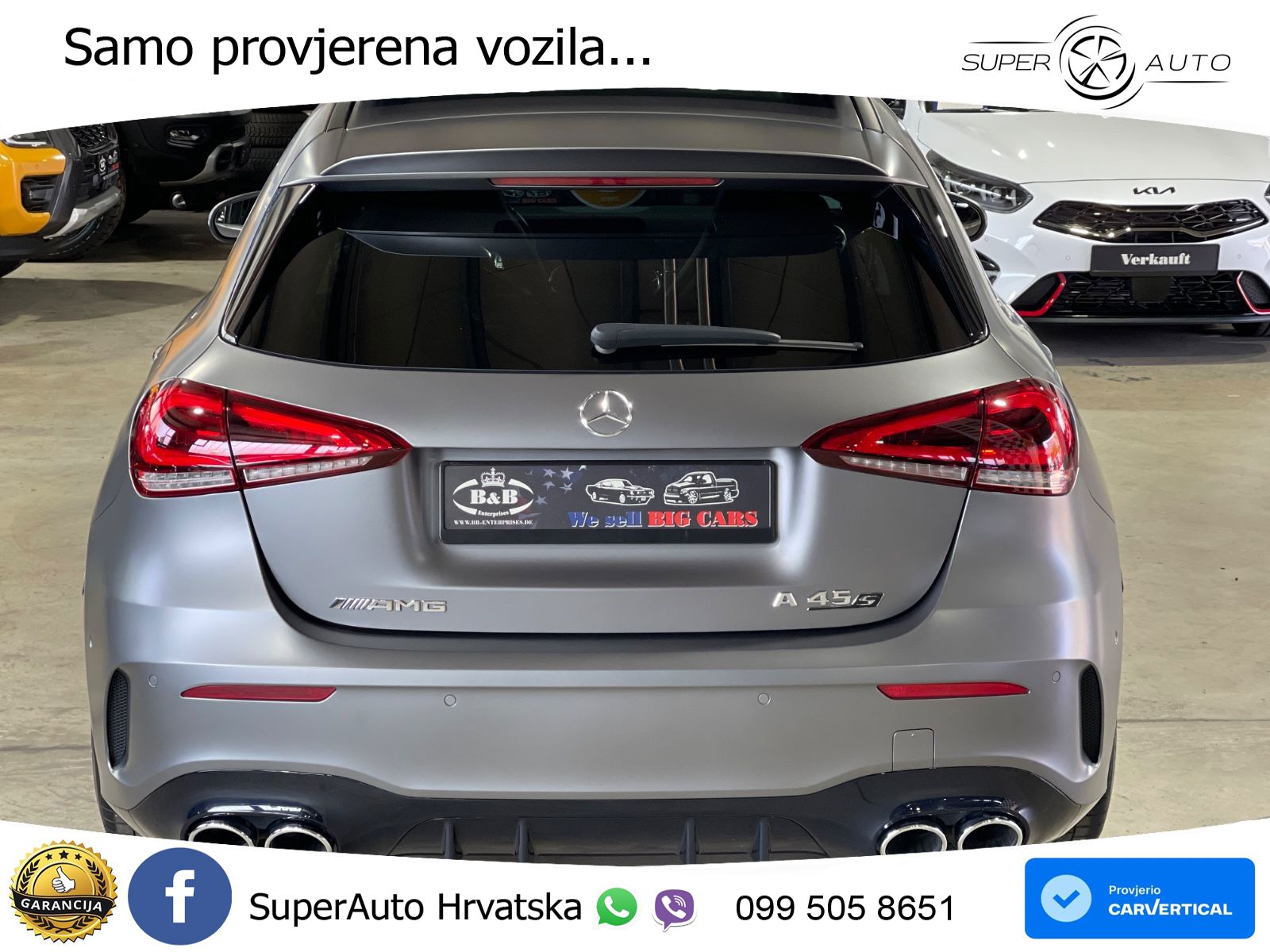 Mercedes-Benz AMG A 45 S 4MATIC+ AMG SPEEDSHIFT DCT 8G LED+GR SJED+ACC