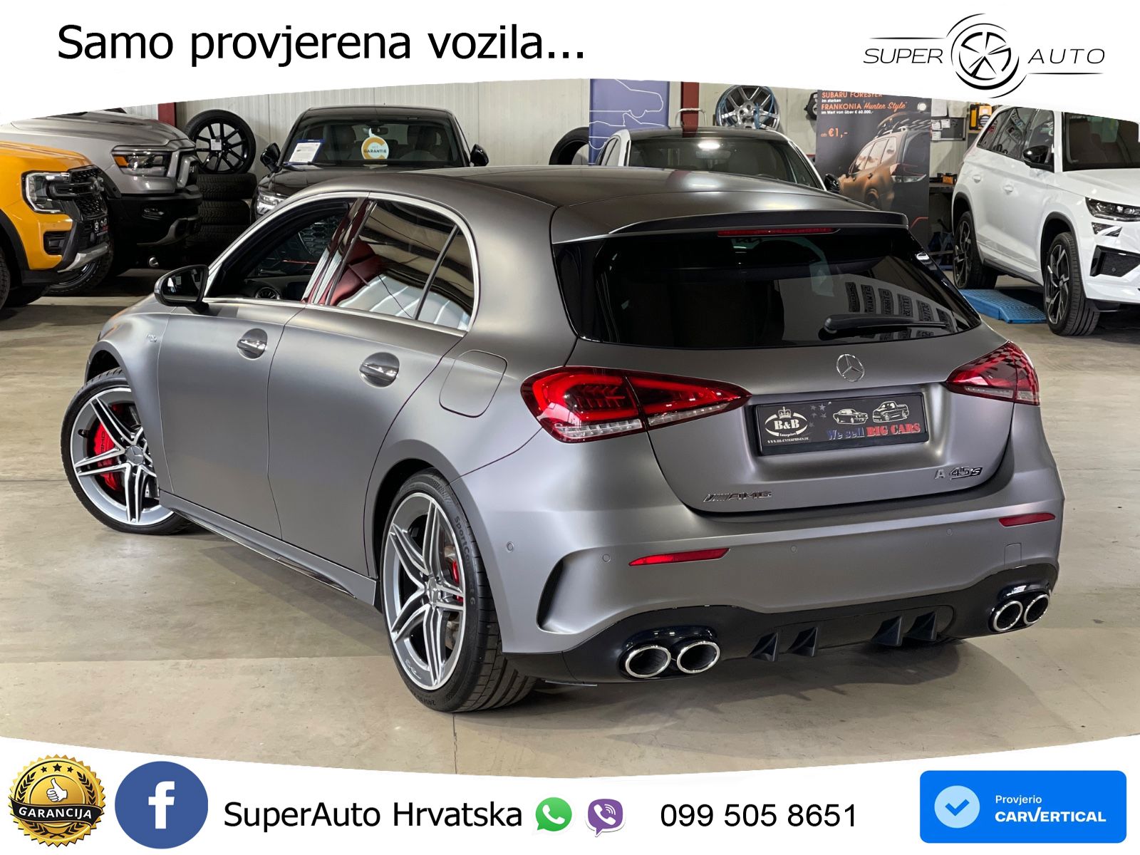 Mercedes-Benz AMG A 45 S 4MATIC+ AMG SPEEDSHIFT DCT 8G LED+GR SJED+ACC