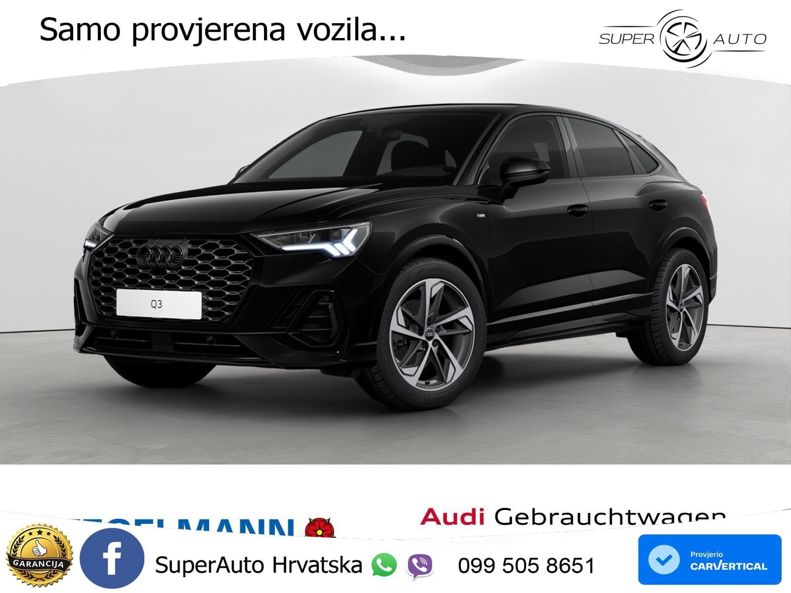 Audi Q3 Sportback 35 TFSI (150 KS) S tronic S line LED+GR SJED+ACC