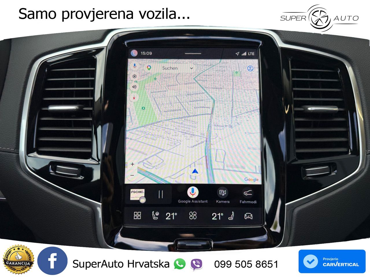 Volvo XC90 2.0 B5 Diesel AWD Automatic ACC+HEAD+4xGR SJED+360+PANO