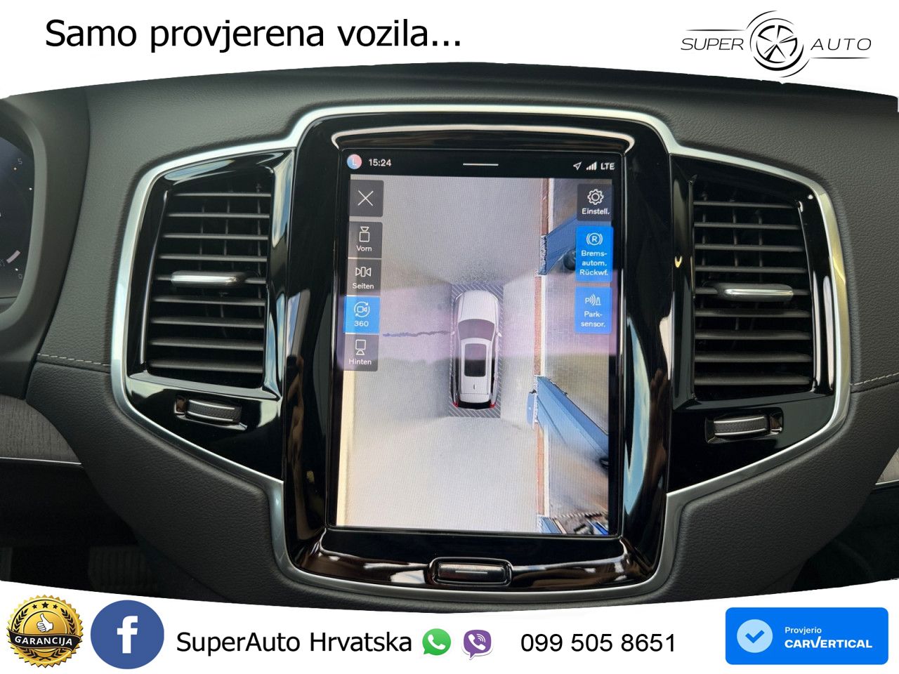 Volvo XC90 2.0 B5 Diesel AWD Automatic ACC+HEAD+4xGR SJED+360+PANO