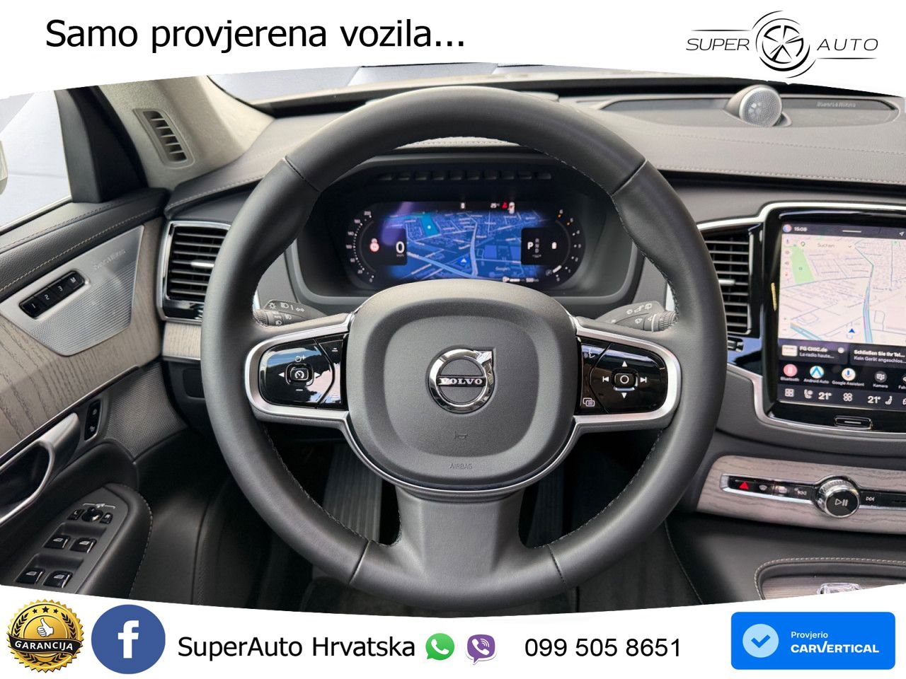 Volvo XC90 2.0 B5 Diesel AWD Automatic ACC+HEAD+4xGR SJED+360+PANO
