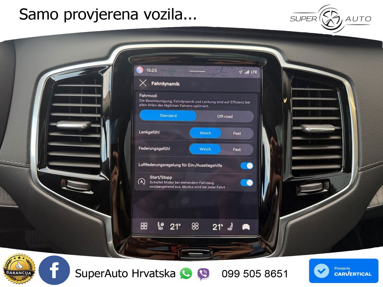 Volvo XC90 2.0 B5 Diesel AWD Automatic ACC+HEAD+4xGR SJED+360+PANO