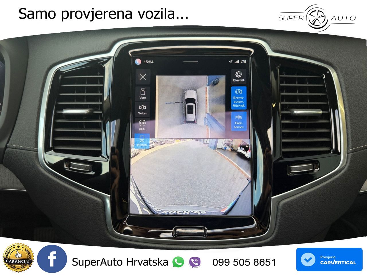 Volvo XC90 2.0 B5 Diesel AWD Automatic ACC+HEAD+4xGR SJED+360+PANO